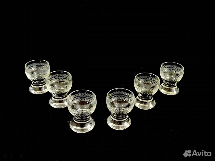 Стопки СССР Хрустальные рюмки СССР