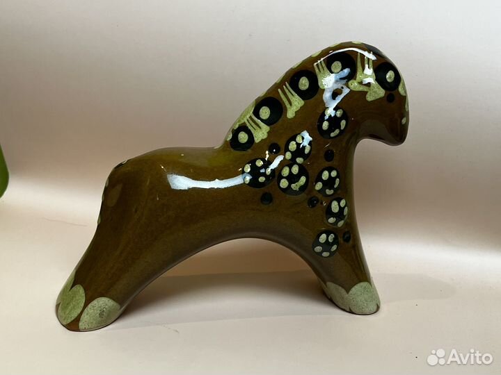 Статуэтка керамическая лошадь СССР
