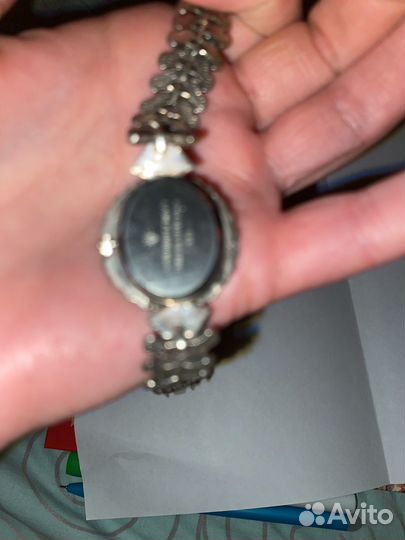 Часы серебро с марказитом винтажные