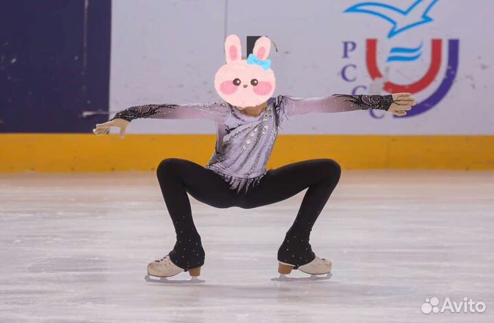 Платье/комбинезон для фигурного катания 128-140