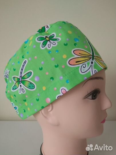 Медицинская шапочка на липучке