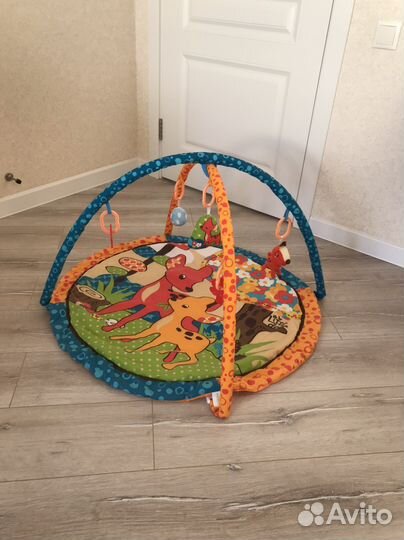 Развивающий детский коврик Жирафики