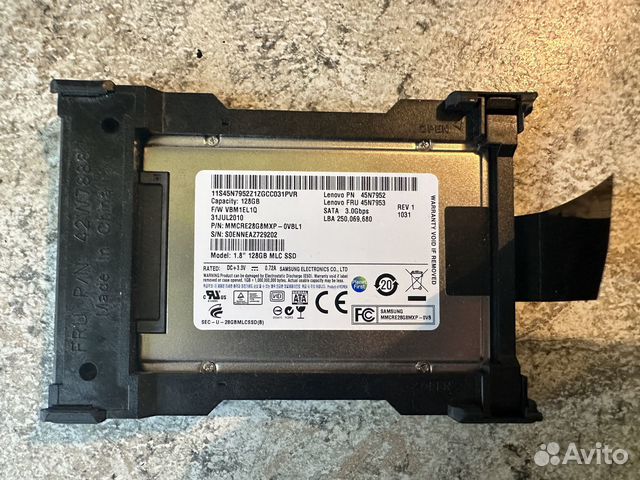 Lenovo ThinkPad T410s 128GB SATA 3 MLC 1,8 SSD