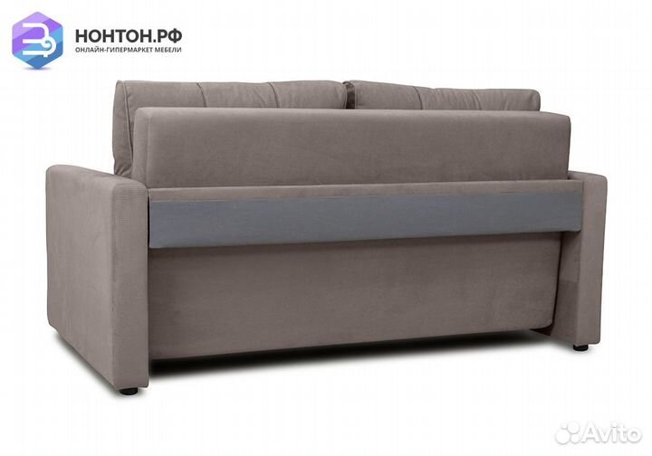 Диван еврокнижка Лео светло-коричневый