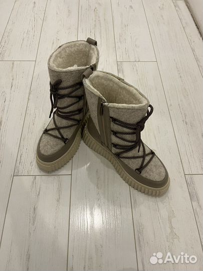 Валенки зимние на подошве натуральные Shoiberg