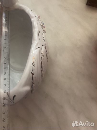 Конфетница Лебедь