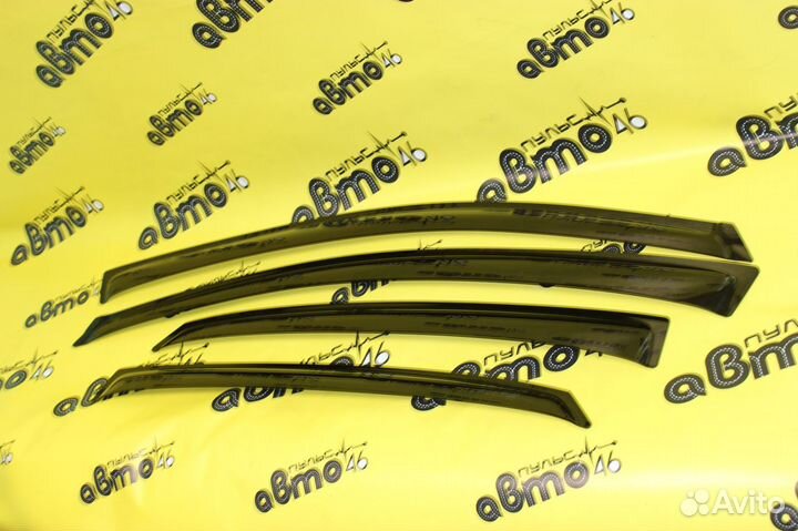 Дефлекторы окон ветровики Хендай Солярис 2017