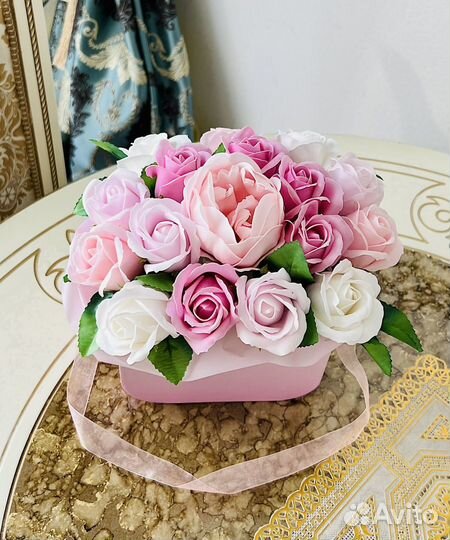 Букет цветов из мыла