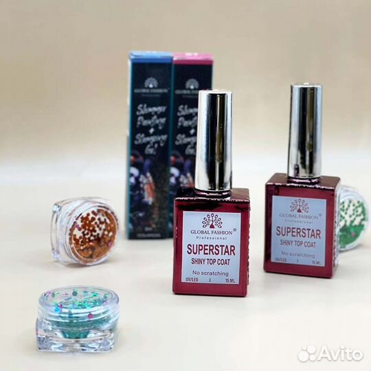 Супер блестящий топ без липкого слоя, 15мл