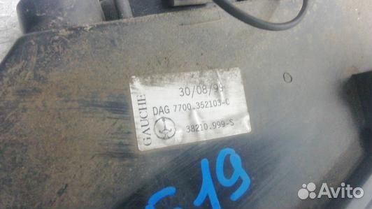 Фара левая renault master 2 (3BE19MR01)