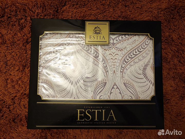 Постельное белье este евро, эвкалиптовое волокно