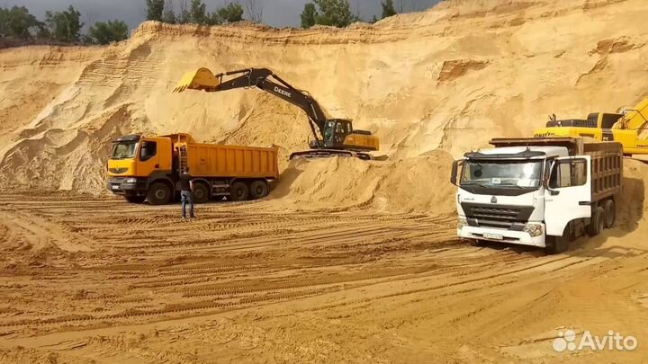 Песок для фундамента