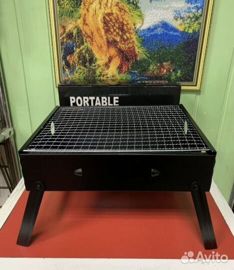 Гриль мангал новый