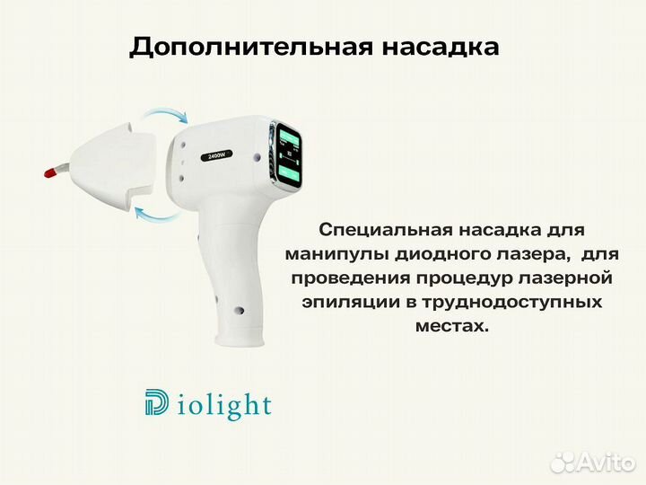 Диодный лазер DioLight UltraOne 1800, рассрочка