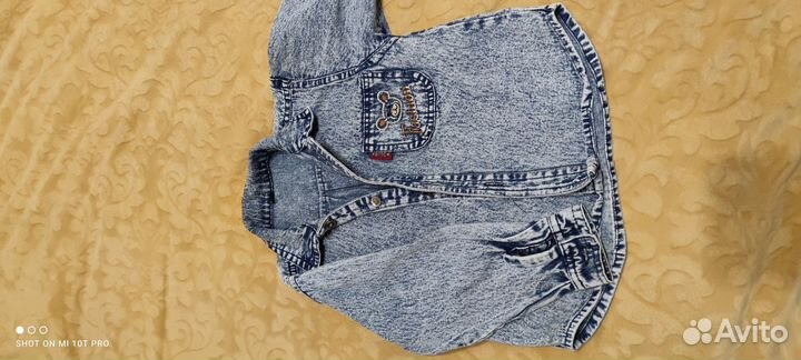 Детская джинсовая рубашка