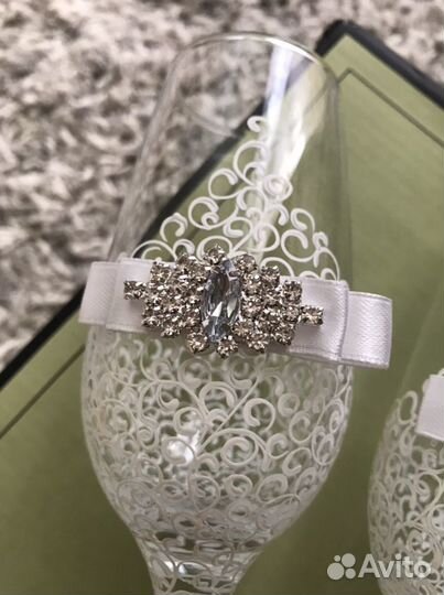 Свадебные бокалы новые