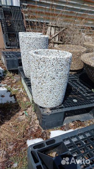 Вазоны для цветов из бетона