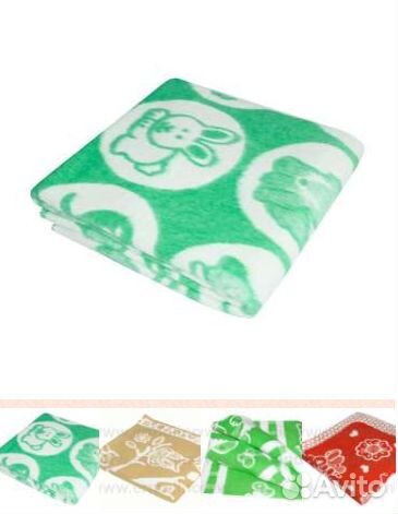 Одеяло детское байковое 57-5етож (100*140)