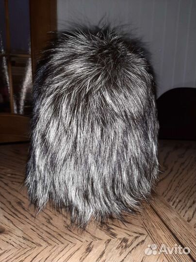 Шапка женская чернобурка