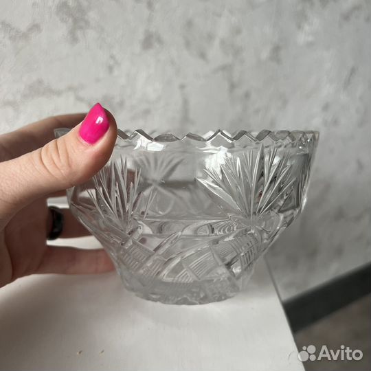 Салатник хрустальный