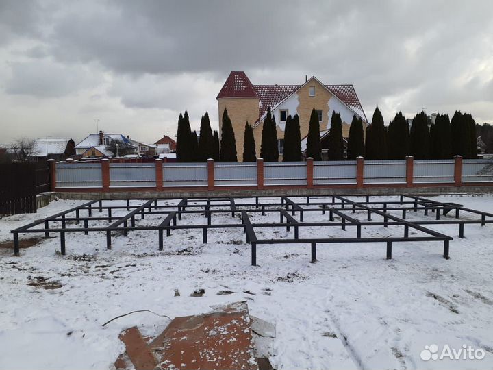 Свайный фундамент / Винтовые сваи под ключ