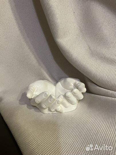 Кашпо ладони. Руки. Гипс. Конфетница. Подставка