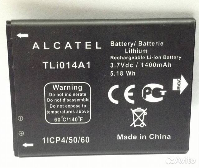 TLI014A1 аккумулятор Alcatel батарея