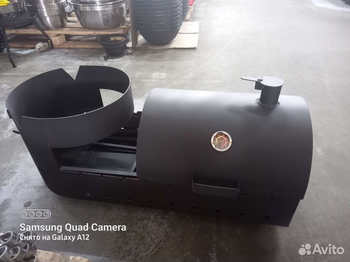 Мангал с крышкой