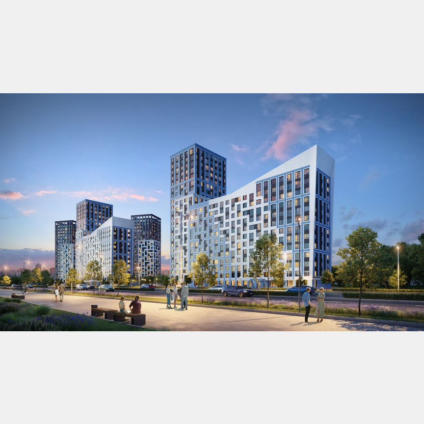 2-к. квартира, 98,9 м², 16/22 эт.