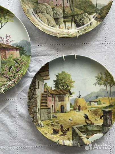 Настенная винтажная тарелка (Италия)