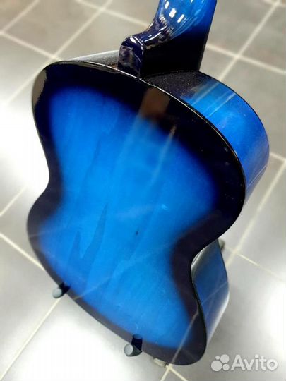 Синяя Классическая гитара 4/4 Новая