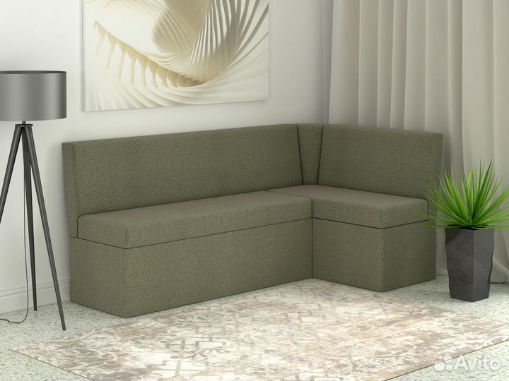 Угловой диван на кухню / Кухонный диван с ящиками