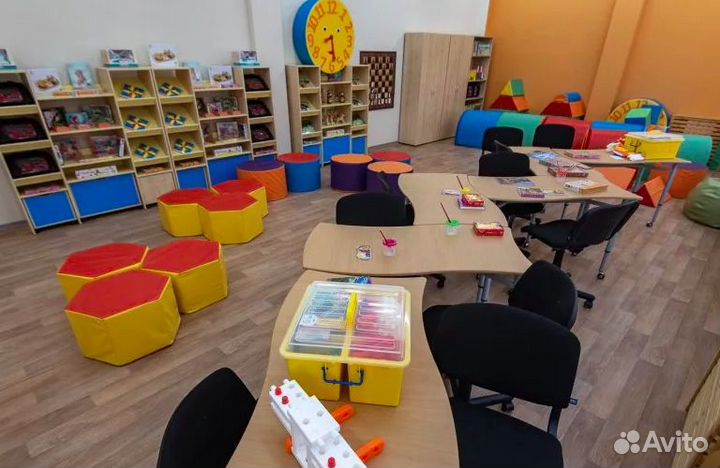 Мягкие детские модули пуфы для детей