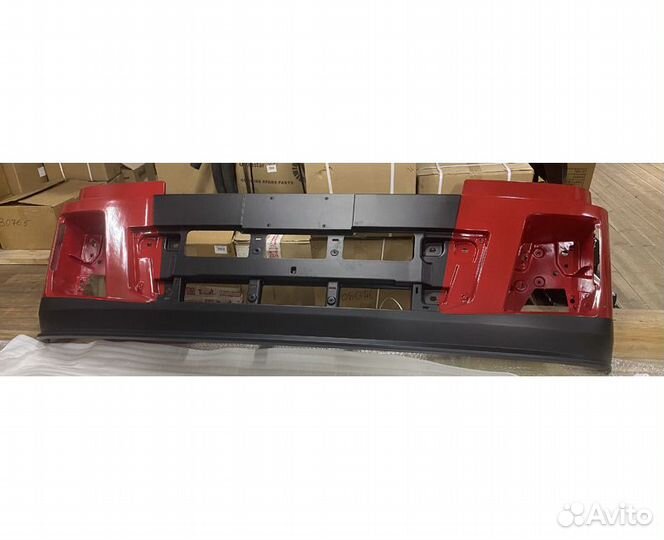 Бампер shacman Х3000 в сборе красный (тягач) DZ971