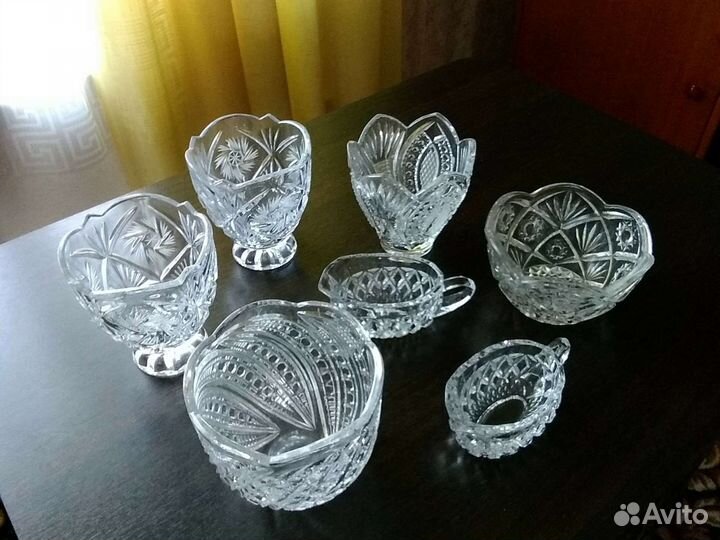 Посуда хрустальная СССР новая