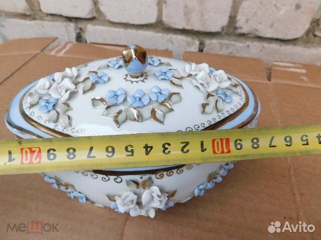 Фарфоровая шкатулка СССР 60 годы 20 века