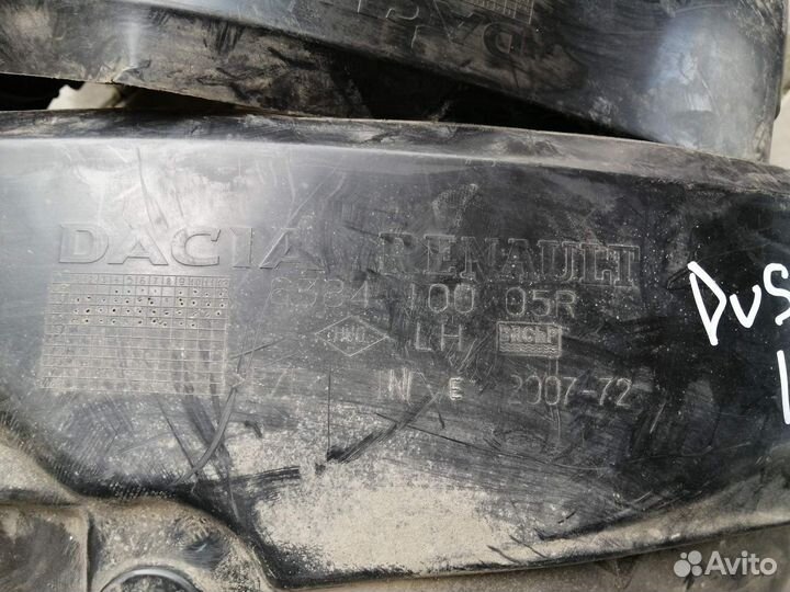 Подкрылок передний левый рено дастер 1