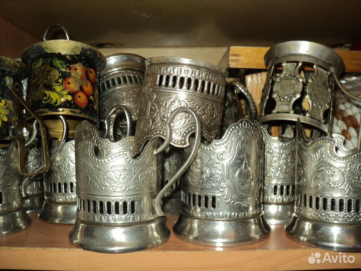 Подстаканники мельхиор