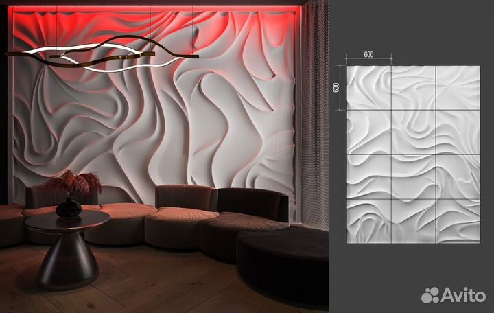 3D панели Панно