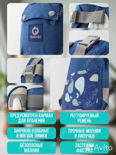 Эргорюкзак хипсит 3в1