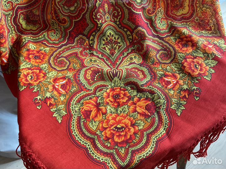 Павловопосадский платок новый