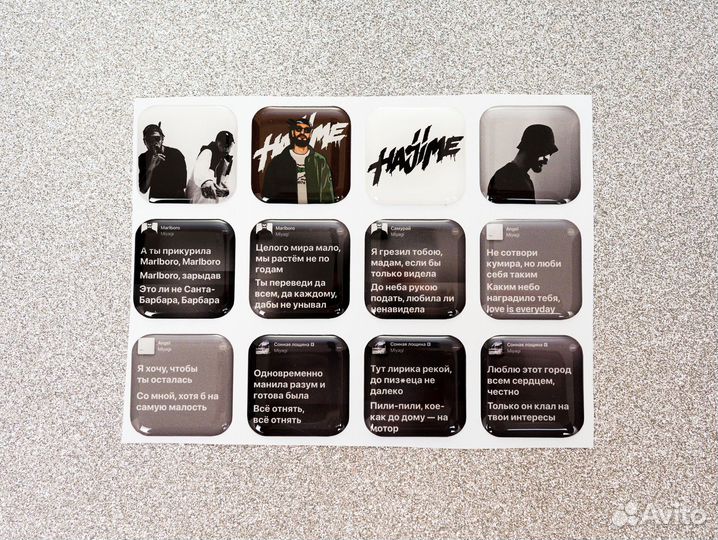 3d Стикеры с вашими дизайнами оптом