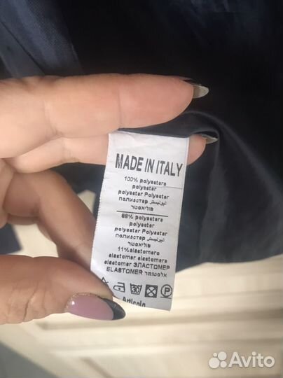 Пиджак женский синий vanilla Италия