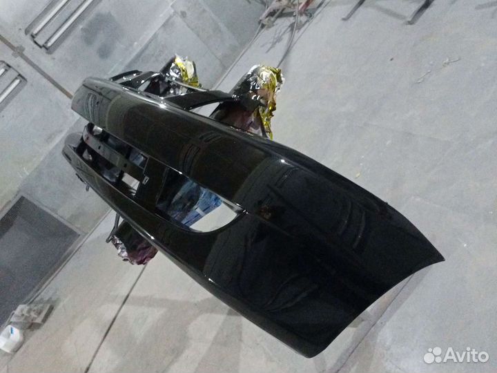 Бампер передний черный окрас х42 лансер9 рестайл