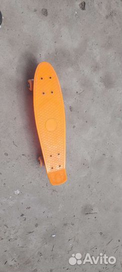 Скейтборд детскийй оранжевый