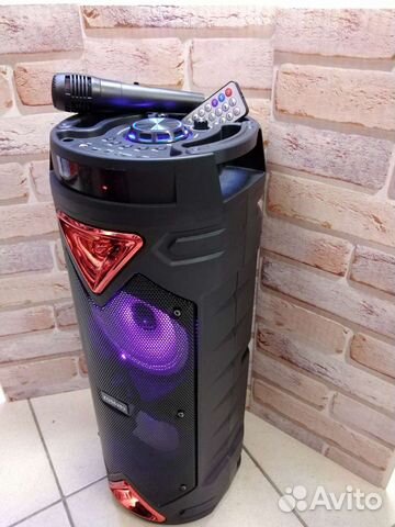 Блютуз колонка с микрофоном