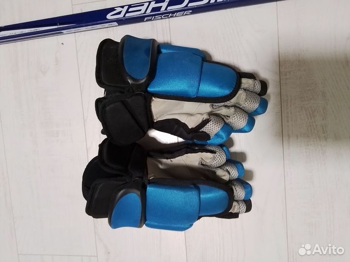 Краги хоккейные размер 14 мужские