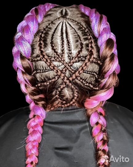 Плетение афрокос