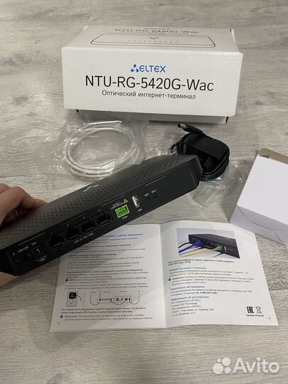 Оптический терминал (роутер) ростелеком