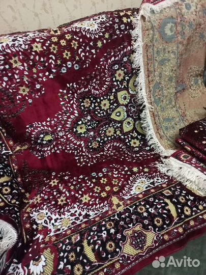 Комплект на мягкую мебель(покрывало+2 накидки)